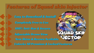 Features of Squad skin injector