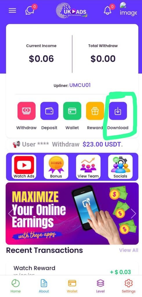 Download UK Ads App